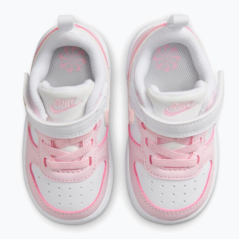 Gyermekcipő Nike Court Borough Low Recraft white/pink foam 4