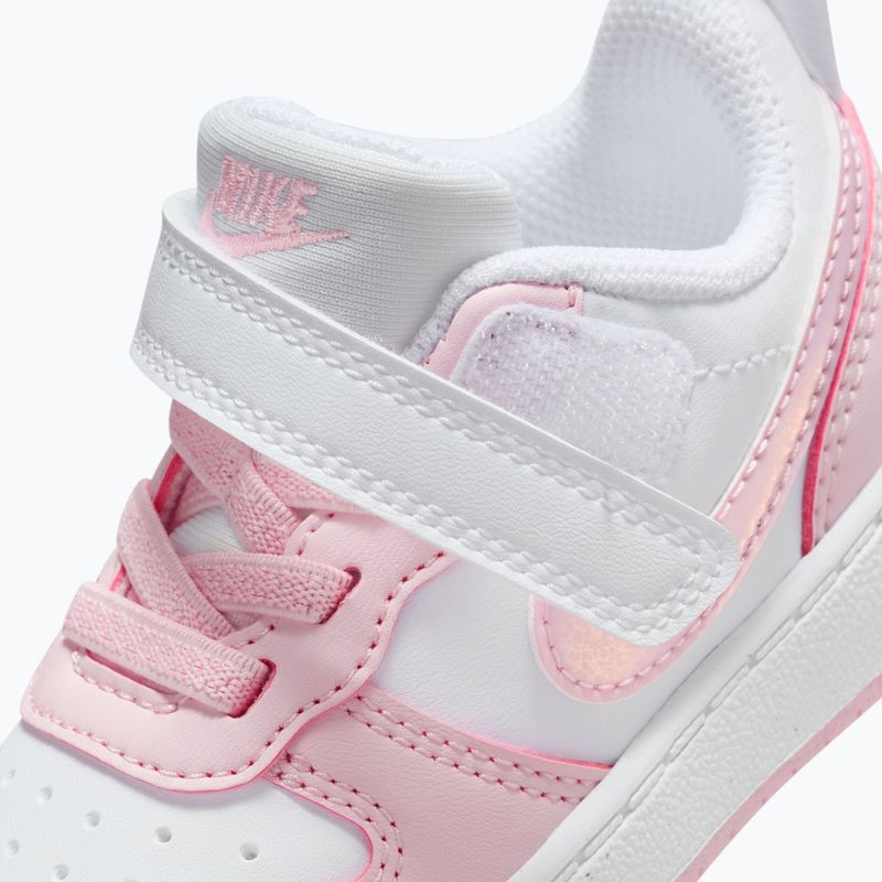 Gyermekcipő Nike Court Borough Low Recraft white/pink foam 6