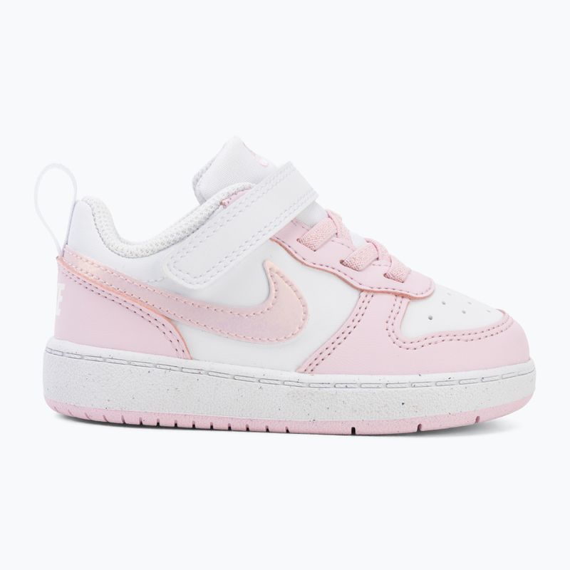 Gyermekcipő Nike Court Borough Low Recraft white/pink foam 2