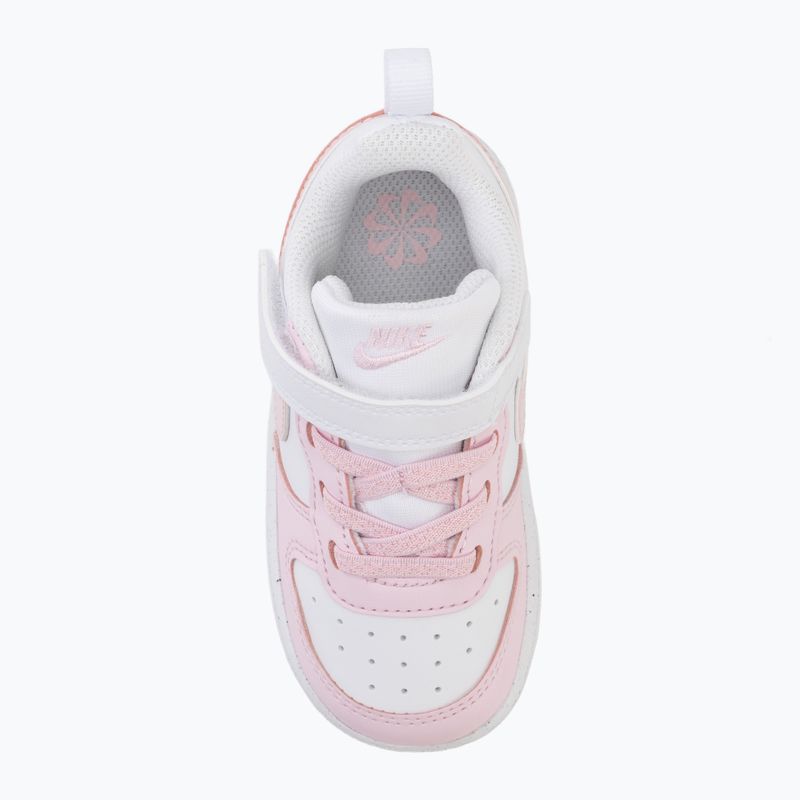 Gyermekcipő Nike Court Borough Low Recraft white/pink foam 5
