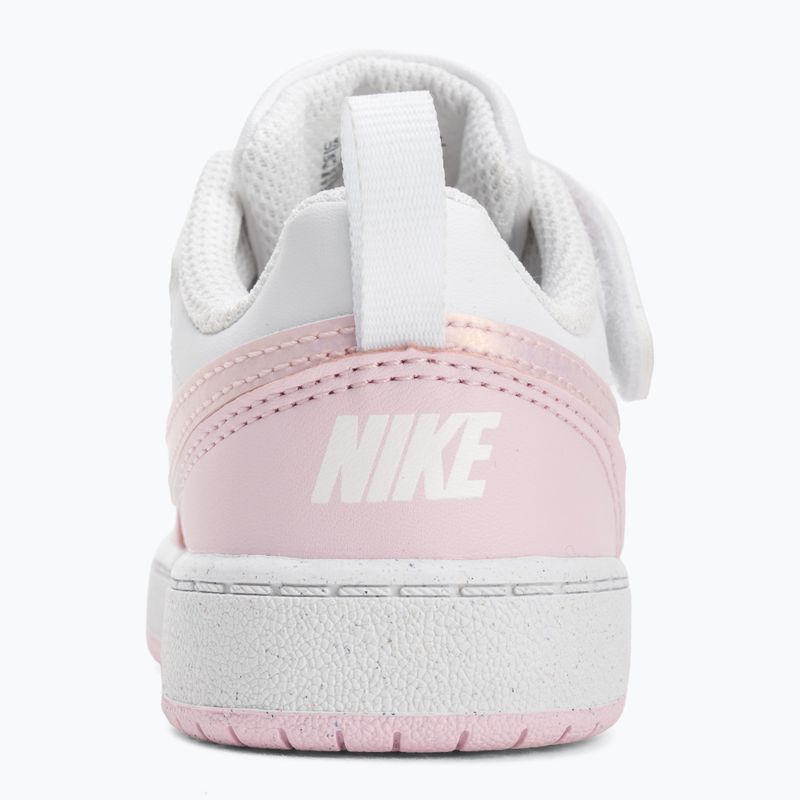Gyermekcipő Nike Court Borough Low Recraft white/pink foam 6