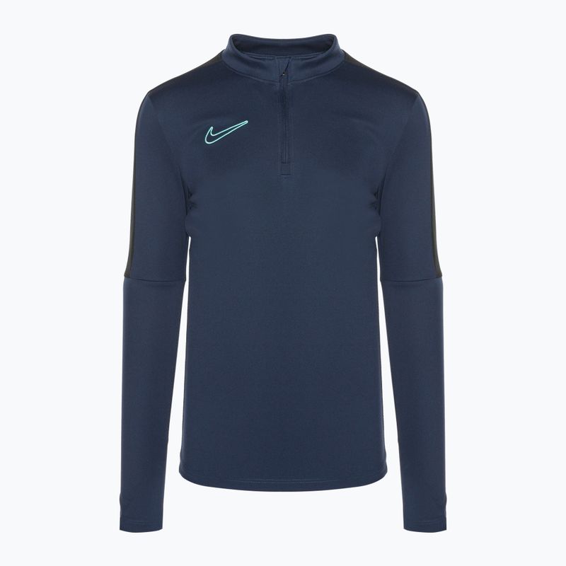 Nike Dri-Fit Academy23 midnight navy/fekete/közepes tengerészkék/hipertürkiz gyermek futball hosszú ujjú