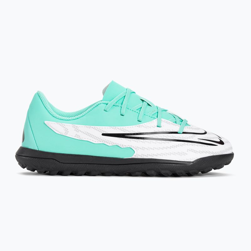 Gyermek focicipő Nike JR Phantom GX Club TF hyper turquoise/fuchsia dream/white/black 2