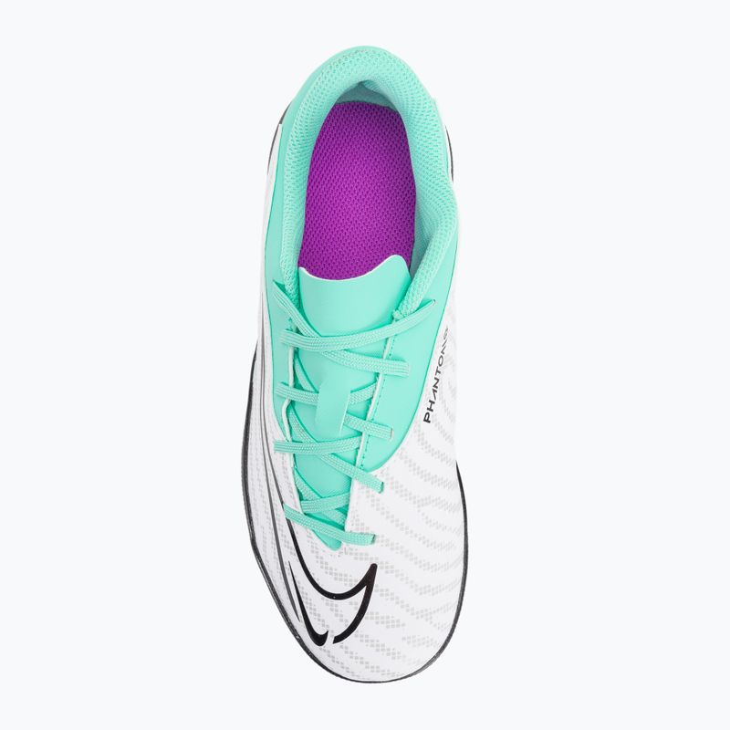 Gyermek focicipő Nike JR Phantom GX Club TF hyper turquoise/fuchsia dream/white/black 6