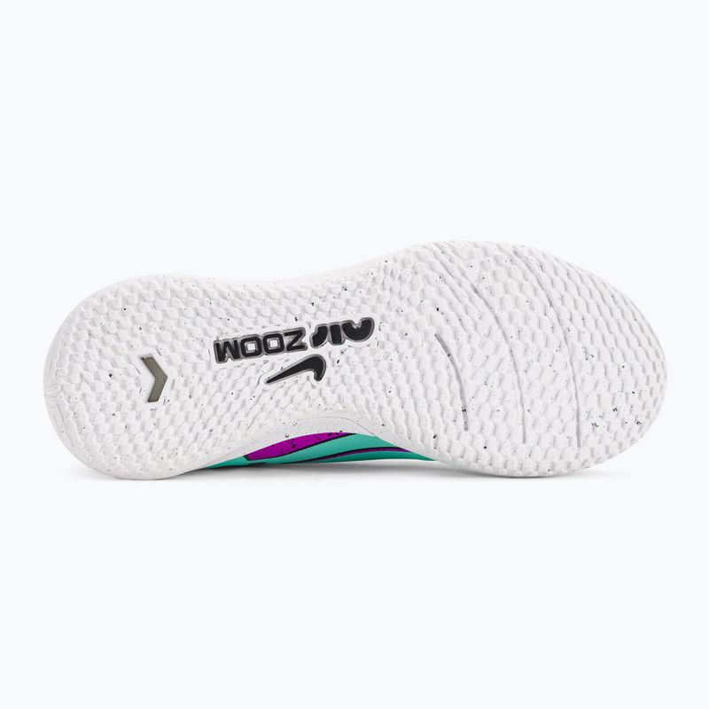 Gyermek focicipő Nike Jr Zoom Mercurial Vapor 15 Academy IC hyper turquoise/black/ white/fuchsia dream 5
