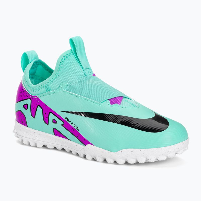 Gyermek focicipő Nike Jr Mercurial Vapor 15 Academy TF hyper turquoise/black/ white/fuchsia dream