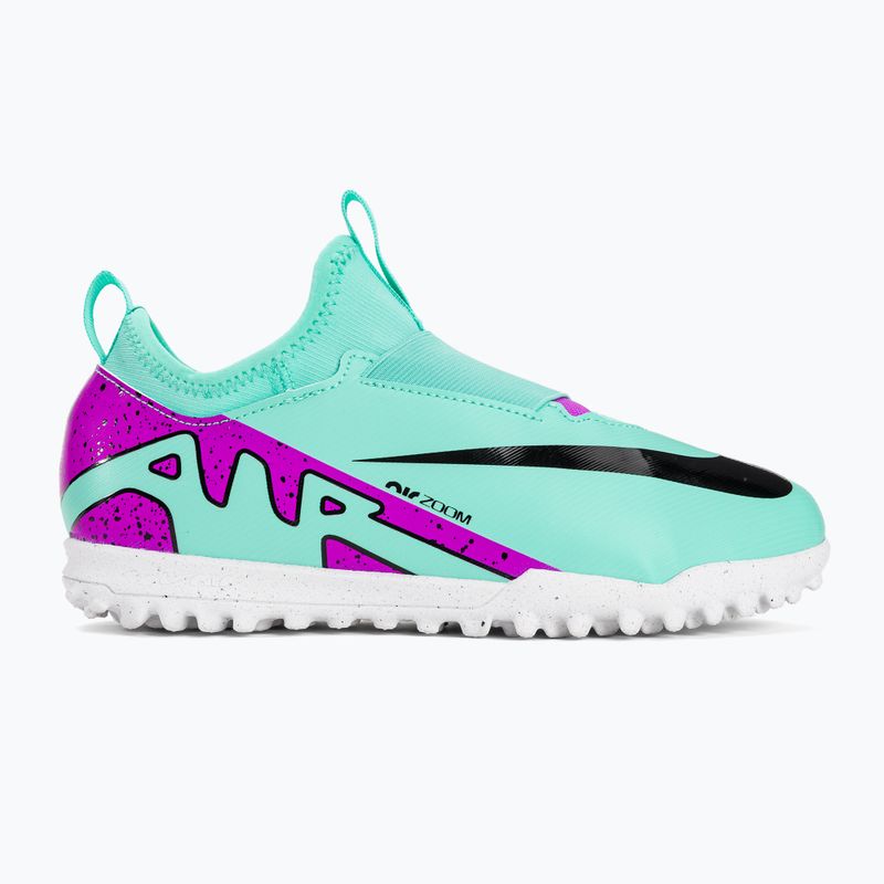Gyermek focicipő Nike Jr Mercurial Vapor 15 Academy TF hyper turquoise/black/ white/fuchsia dream 2