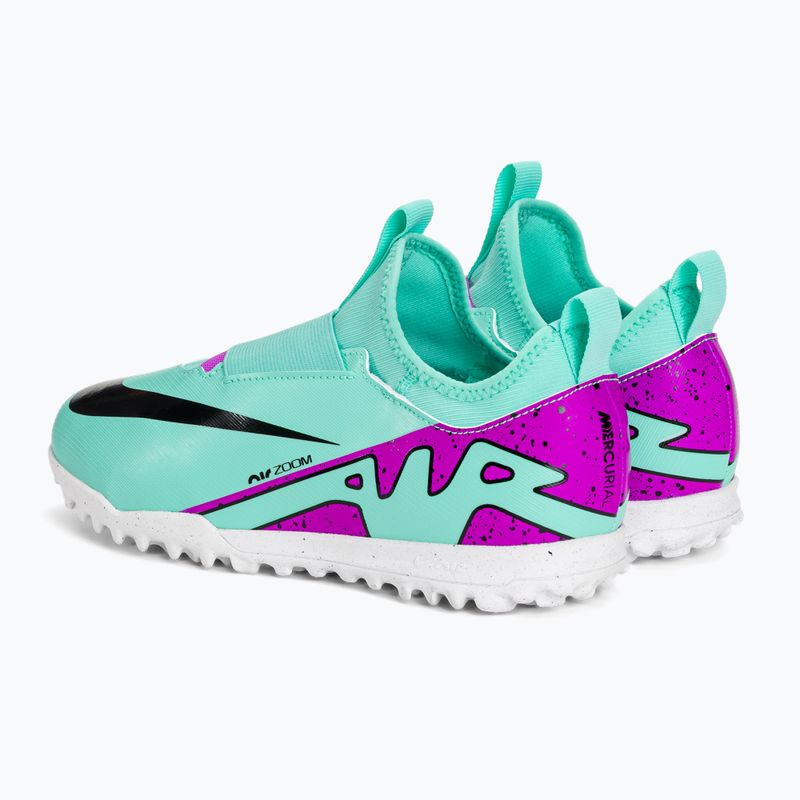 Gyermek focicipő Nike Jr Mercurial Vapor 15 Academy TF hyper turquoise/black/ white/fuchsia dream 3