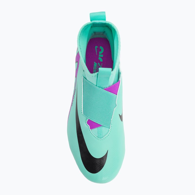 Gyermek focicipő Nike Jr Zoom Mercurial Superfly 9 Academy FG/MG hyper turquoise/black/ white/fuchsia dream 6