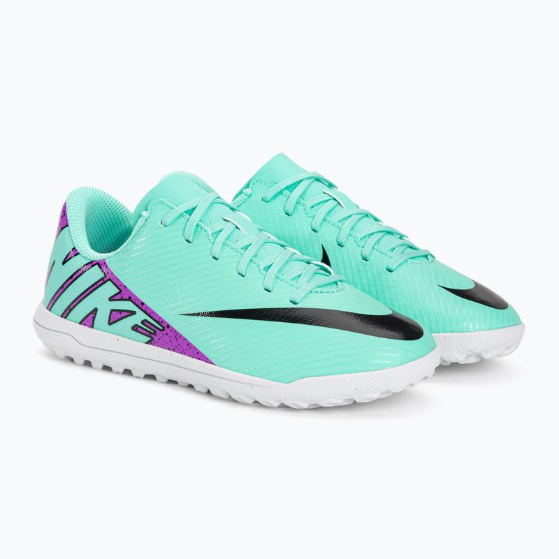 Gyermek focicipő Nike Jr Mercurial Vapor 15 Club TF hyper turquoise/black/ white/fuchsia dream 4