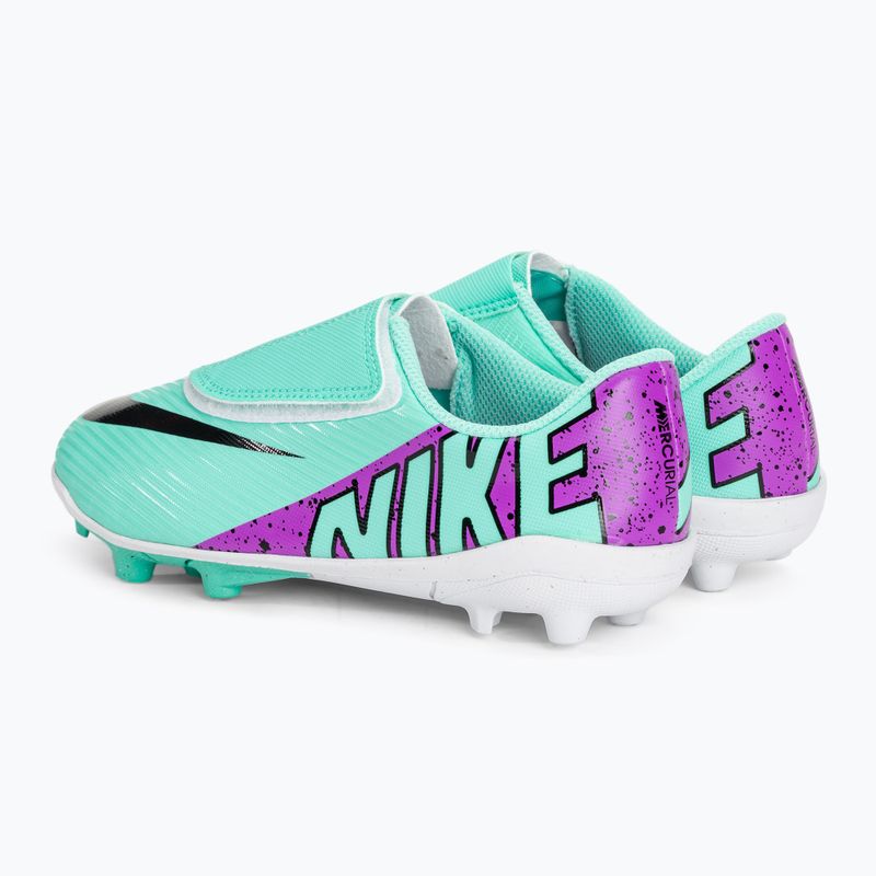 Gyermek focicipő Nike JR Mercurial Vapor 15 Club MG hyper turquoise/black/ white/fuchsia dream 3
