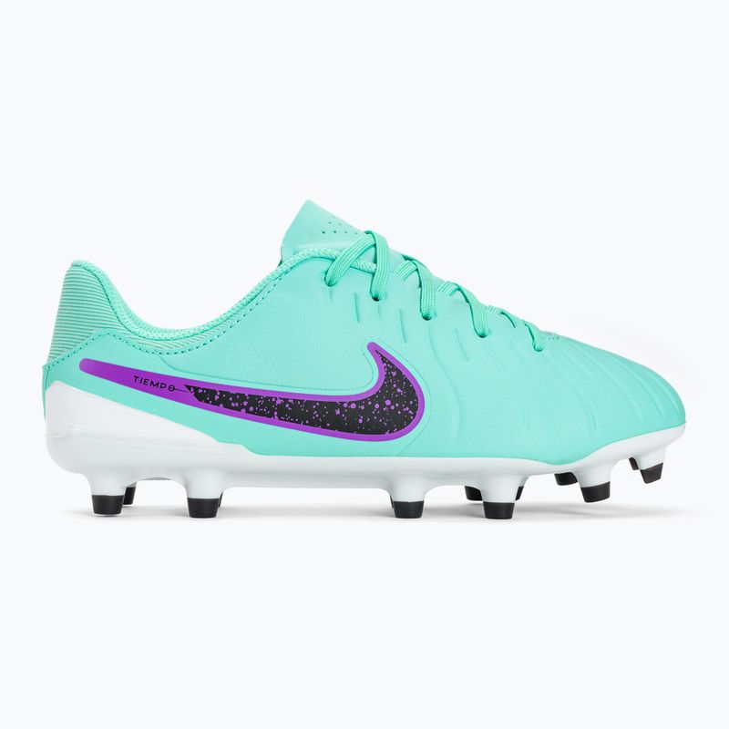 Gyermek focicipő Nike Jr Legend 10 Academy FG/MG hyper turquoise/fuchsia dream/black 2