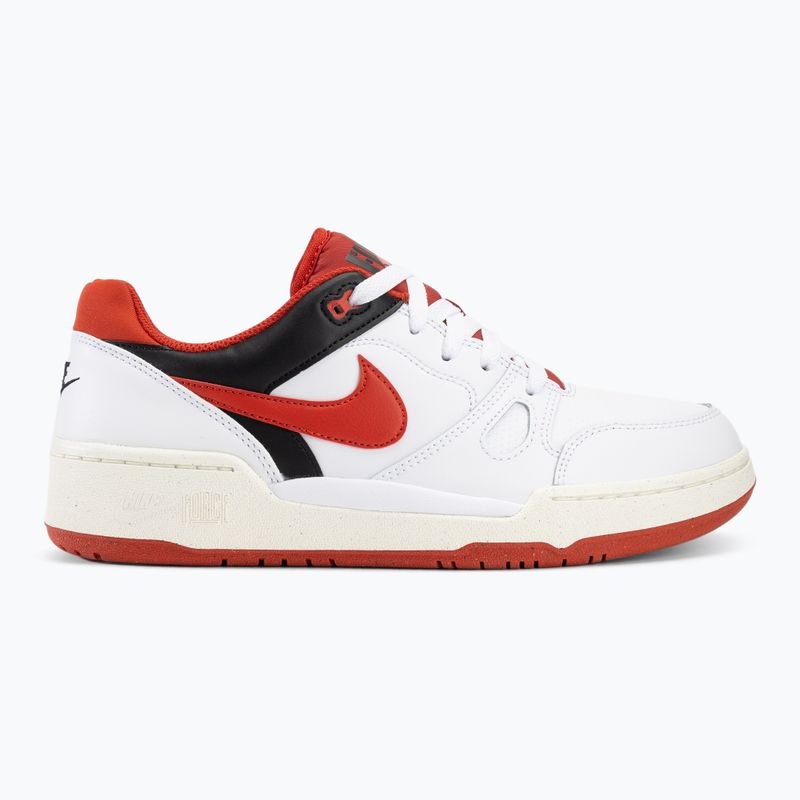 Férfi Nike Full Force Low fehér/fekete/csapatnarancs/polár cipő 2