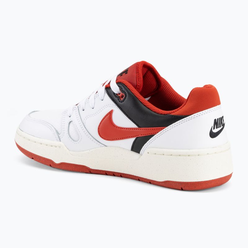 Férfi Nike Full Force Low fehér/fekete/csapatnarancs/polár cipő 3