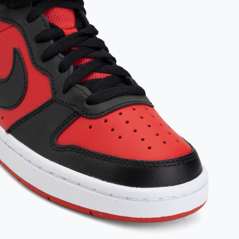 Nike Court Borough Mid cipő 2 university red/white/black 7