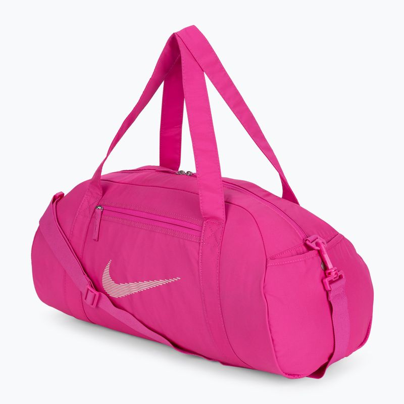 Női edzőtáska Nike Gym Club 24 l lézer fukszia/lézer fukszia/közepes lágy rózsaszín 2