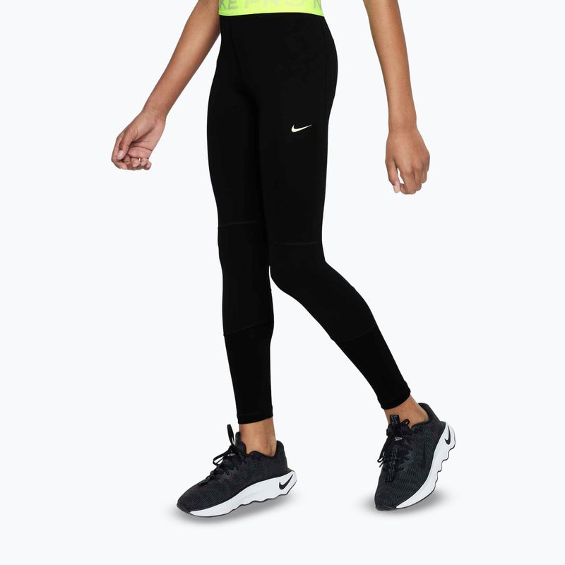 Nike Pro Dri-FIT comet fekete/volt/fehér gyermek leggings