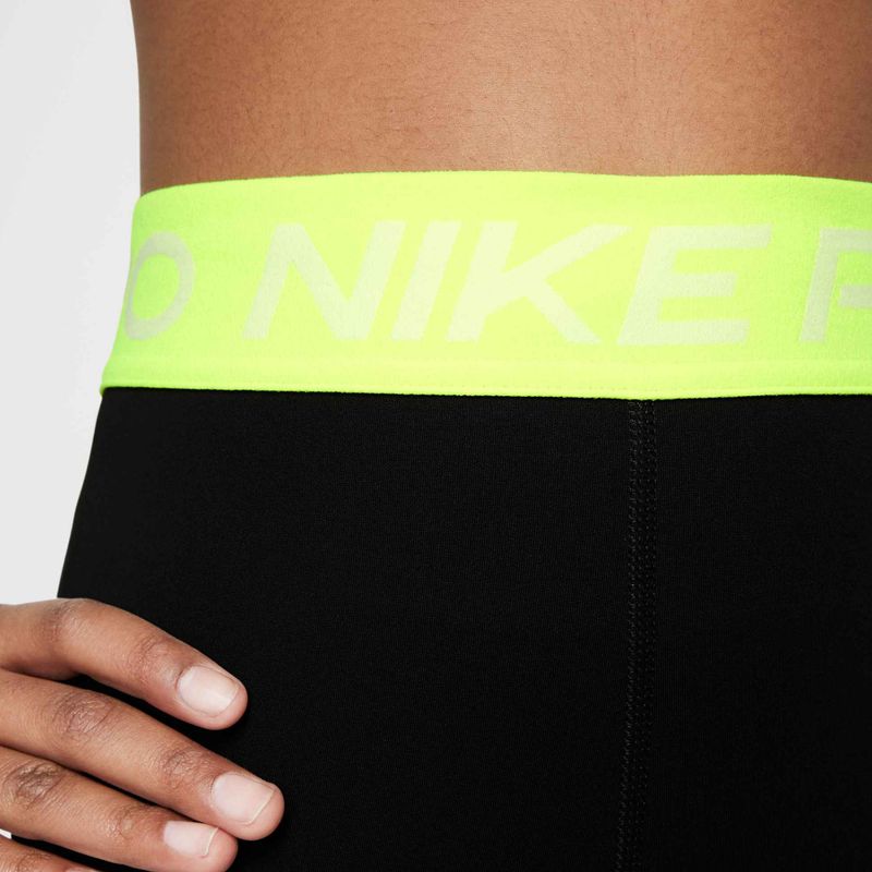 Nike Pro Dri-FIT comet fekete/volt/fehér gyermek leggings 4