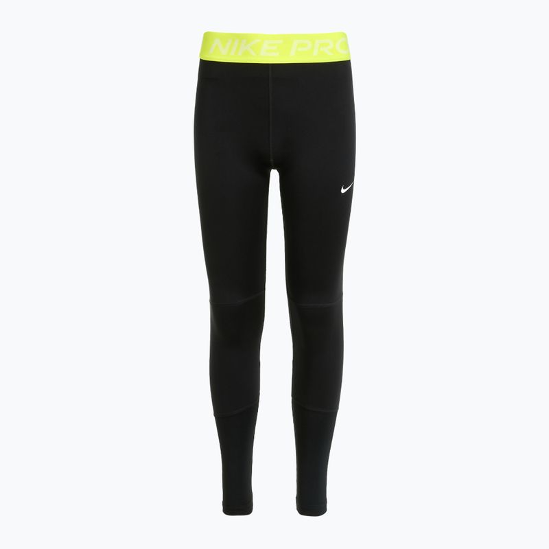 Nike Pro Dri-FIT comet fekete/volt/fehér gyermek leggings 6
