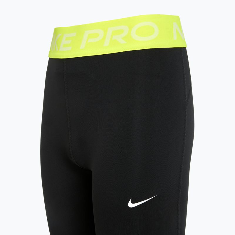 Nike Pro Dri-FIT comet fekete/volt/fehér gyermek leggings 8