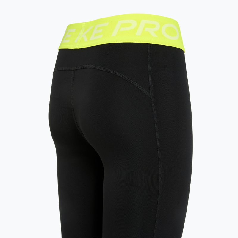 Nike Pro Dri-FIT comet fekete/volt/fehér gyermek leggings 9