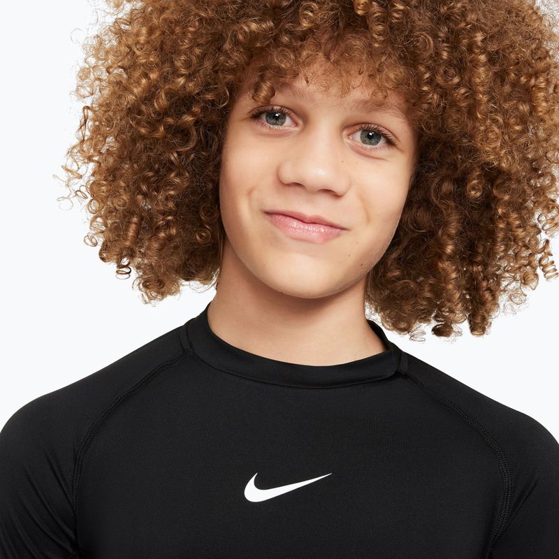 Gyermek hosszú ujjú Nike Pro Dri-Fit black/white 4