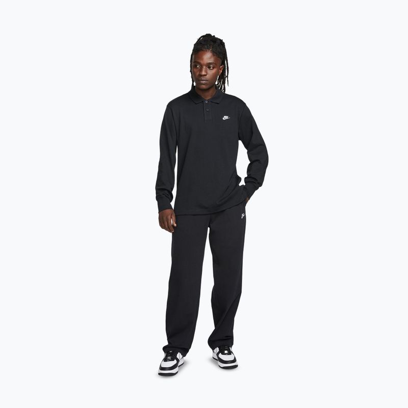 Férfi nadrág Nike Sportswear Club Knit Open-Hem black/white 2