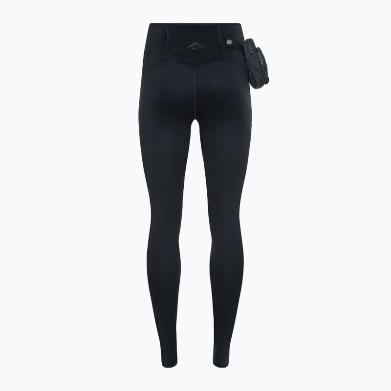 Női leggings Nike Trial Go High-Waisted 7/8 fekete/ sötét füstszürke/ sötét füstszürke 2