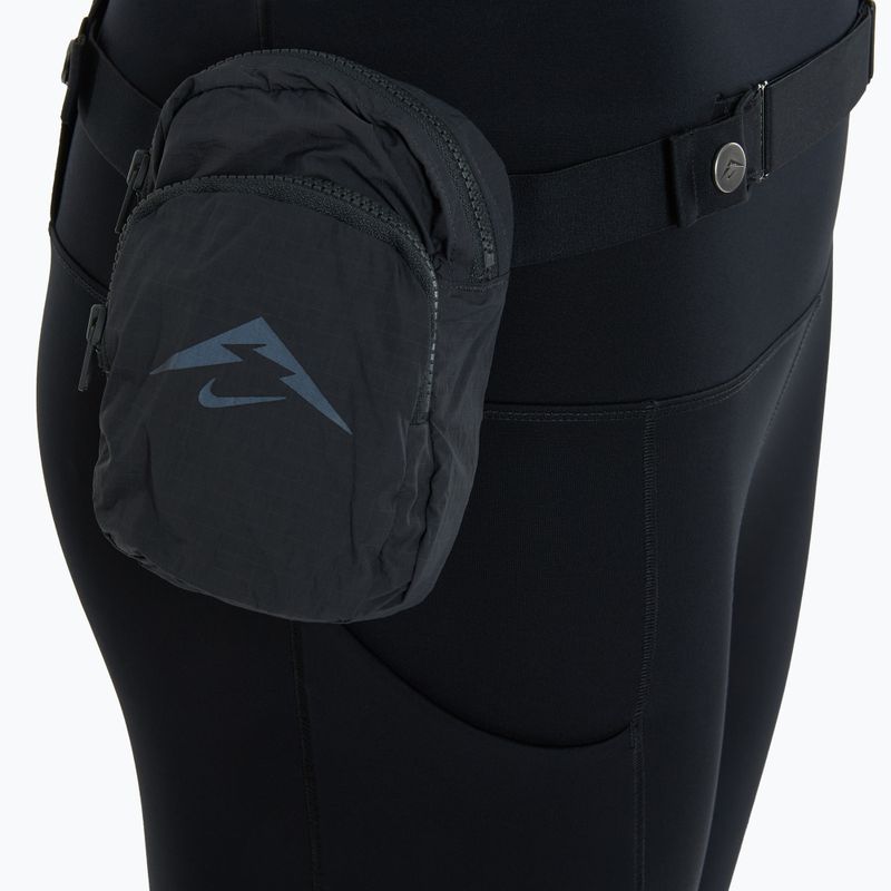 Női leggings Nike Trial Go High-Waisted 7/8 fekete/ sötét füstszürke/ sötét füstszürke 4