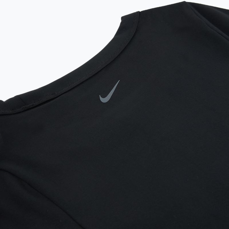 Női edzőpóló Nike One Fitted Dri-Fit Cropped Top fekete 9
