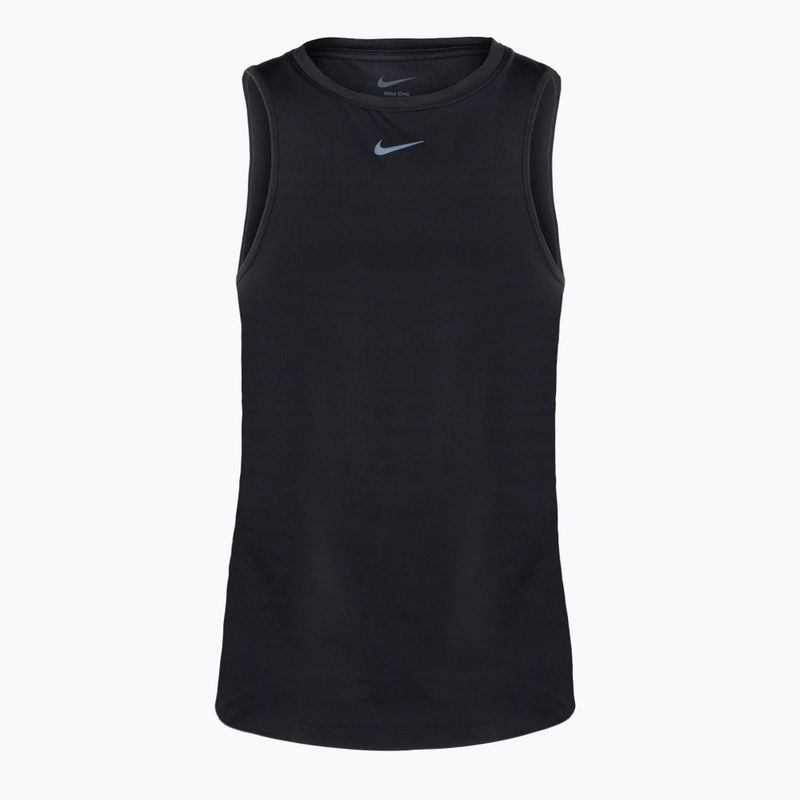 Nike One Classic Dri-Fit fekete/fekete női tréning felső Nike One Classic Dri-Fit fekete/fekete