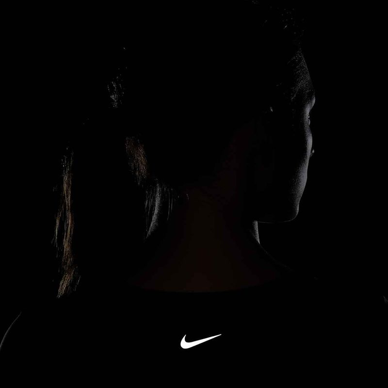 Női edzőpóló Nike One Fitted Dri-Fit Cropped Top fekete 6