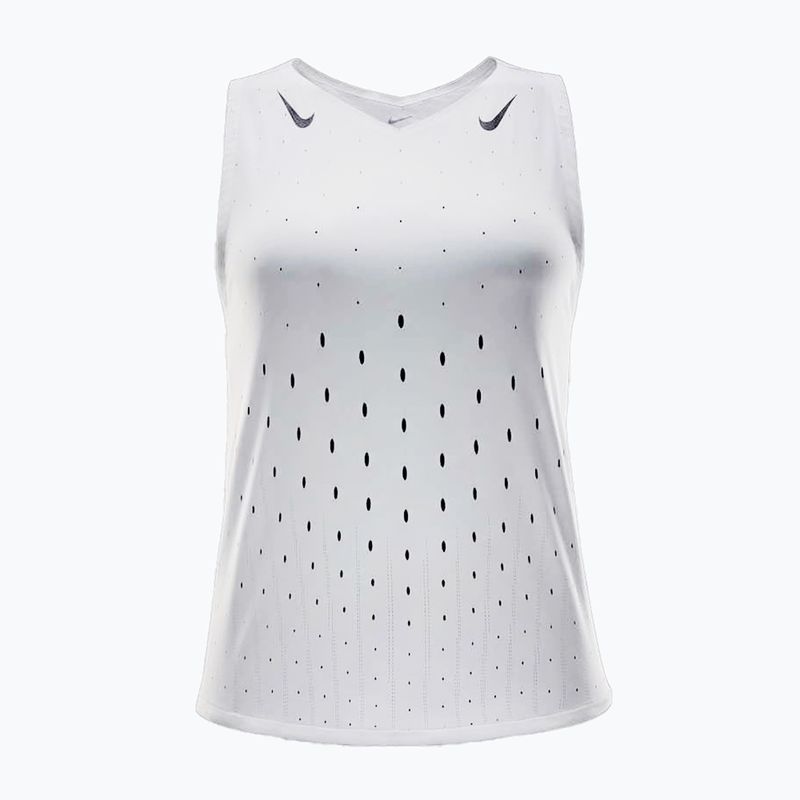 Női Nike AeroSwift Dri-Fit ADV Singlet fehér/fekete/fekete futópóló