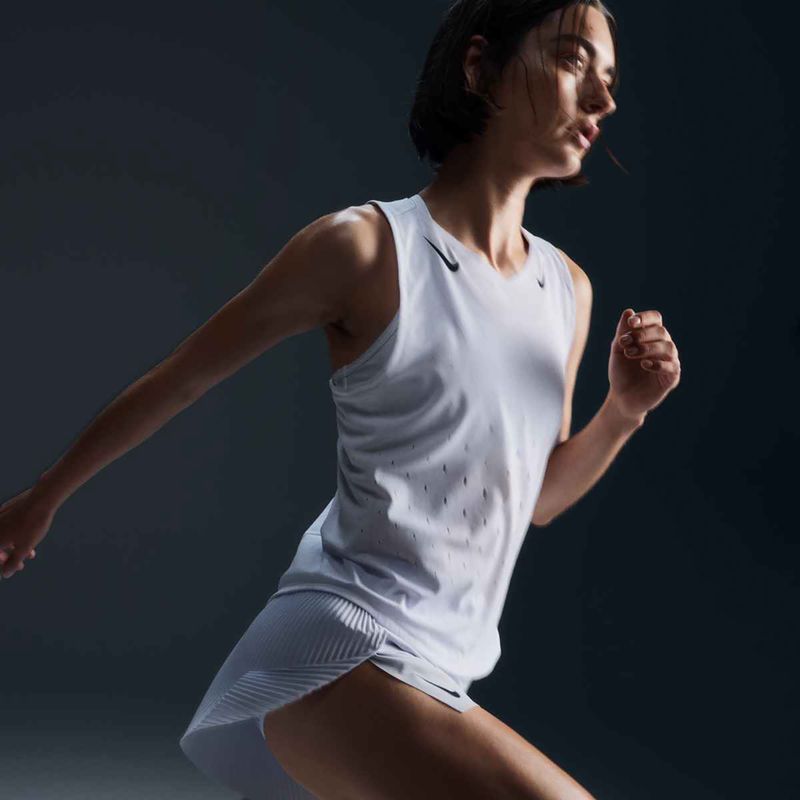 Női Nike AeroSwift Dri-Fit ADV Singlet fehér/fekete/fekete futópóló 6