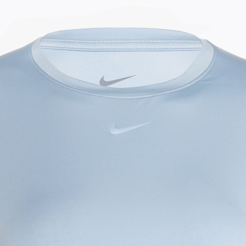 Női Nike One Classic Dri-Fit világos páncélkék/fekete futópóló 3