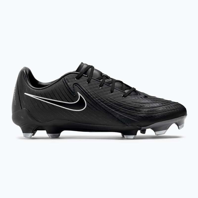 Nike Phantom GX II Academy FG/MG futballcipő fekete / fekete 2