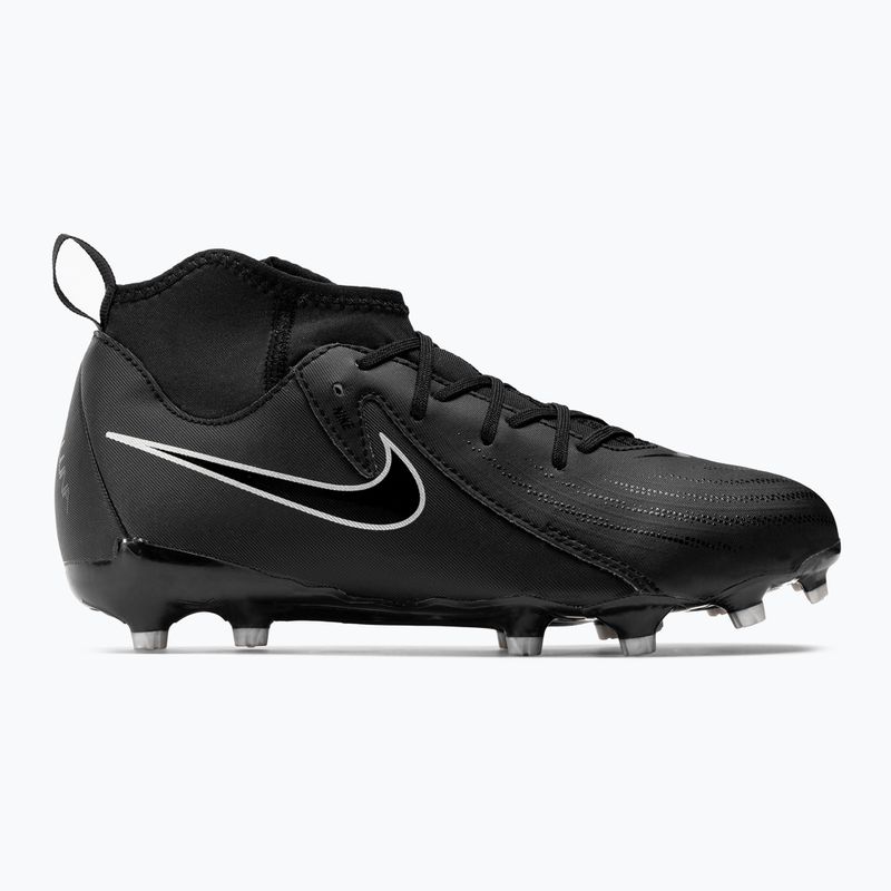 Nike Phantom Luna II Academy FG/MG Junior futballcipő fekete / fekete 2