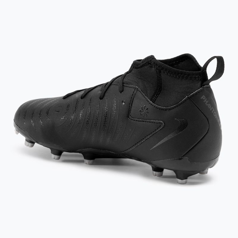 Nike Phantom Luna II Academy FG/MG Junior futballcipő fekete / fekete 3