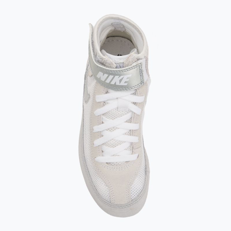 Nike Speedsweep VII gyermek birkózócipő fehér/metál ezüst 5