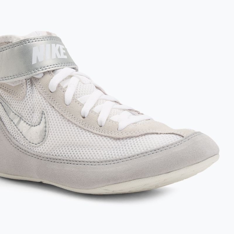 Nike Speedsweep VII gyermek birkózócipő fehér/metál ezüst 7