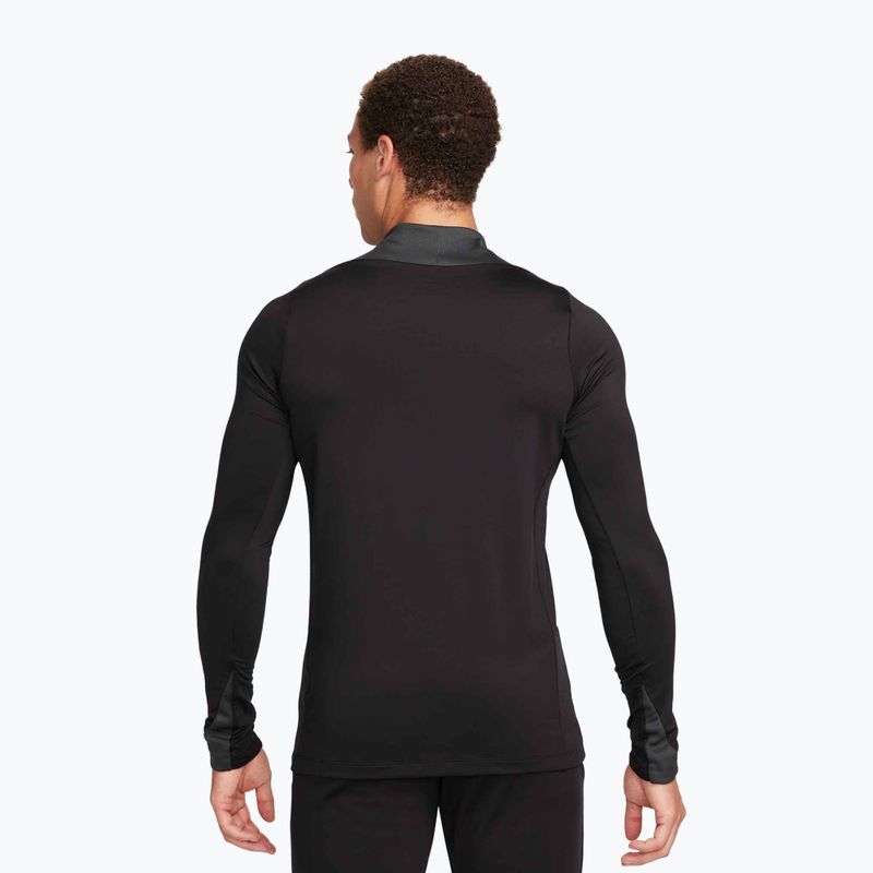 Labdarúgó hosszú ujjú felső Nike Strike Dri-Fit 1/2 Zip Drill Top black/anthracite/white 3