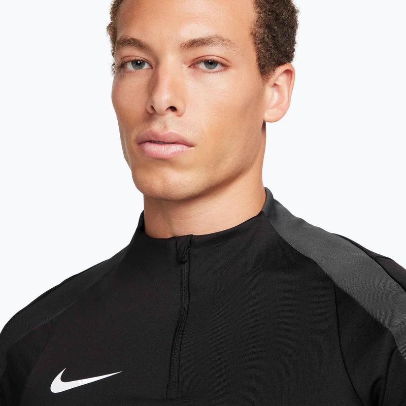 Labdarúgó hosszú ujjú felső Nike Strike Dri-Fit 1/2 Zip Drill Top black/anthracite/white 4