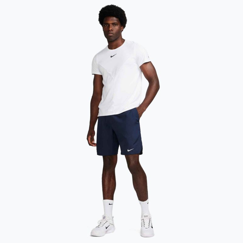 Férfi Nike Court Dri-Fit Victory 9" obszidián / fehér tenisznadrág 2