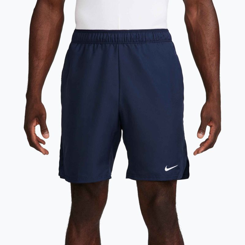 Férfi Nike Court Dri-Fit Victory 9" obszidián / fehér tenisznadrág 3