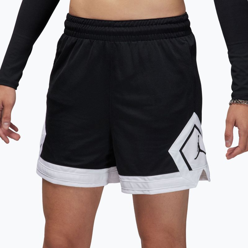 Női kosárlabda rövidnadrág Jordan Sport Diamond 4" black/white/white/black