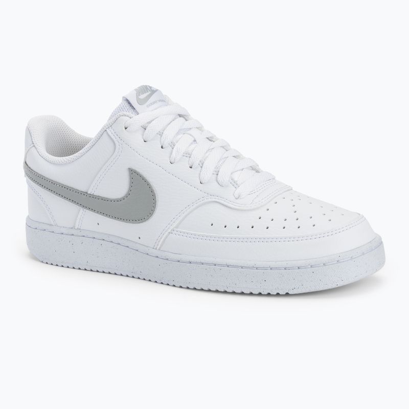 Férfi Nike Court Vision Low Next Nature fehér/világos füstszürke cipő