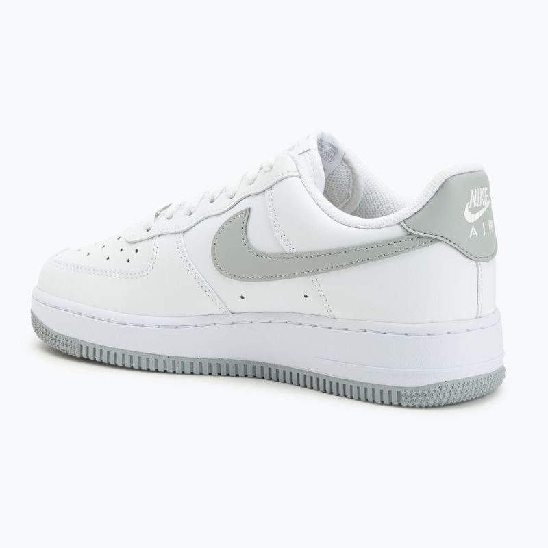 Nike Air Force 1 '07 férfi cipő white/white/light smoke grey 3