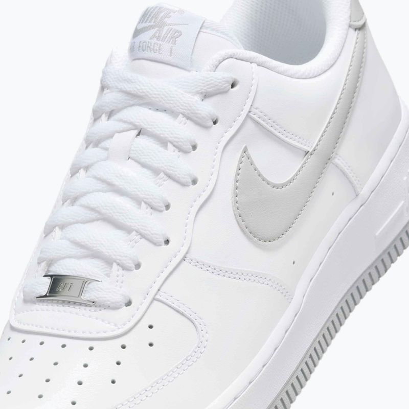 Nike Air Force 1 '07 férfi cipő white/white/light smoke grey 8