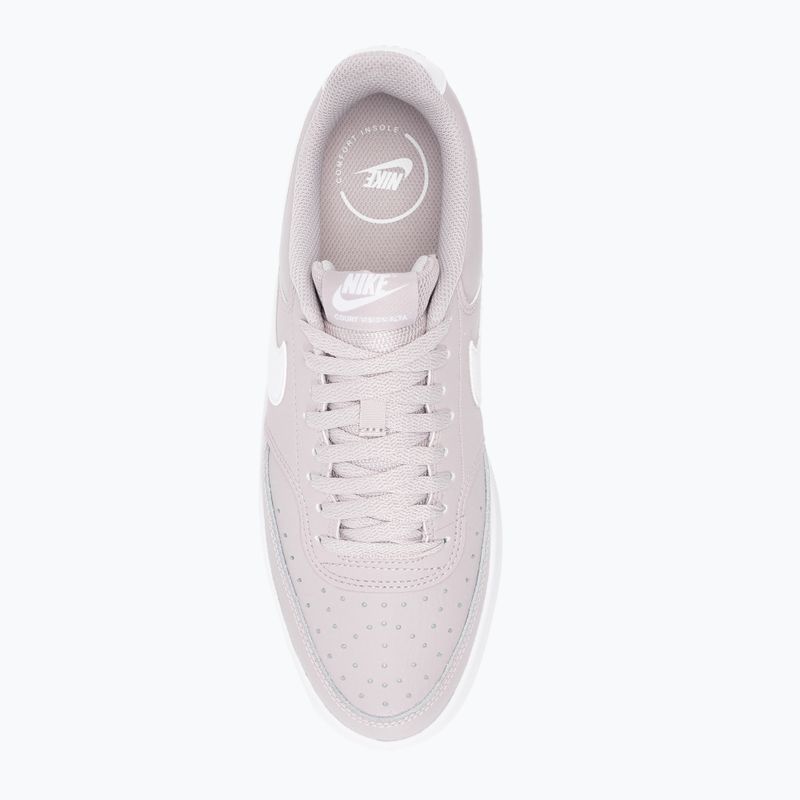 Nike Court Vision Alta női cipő platina ibolya/fehér 5