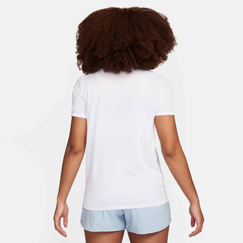 Nike Dri-Fit fehér/fekete női edzőpóló 3